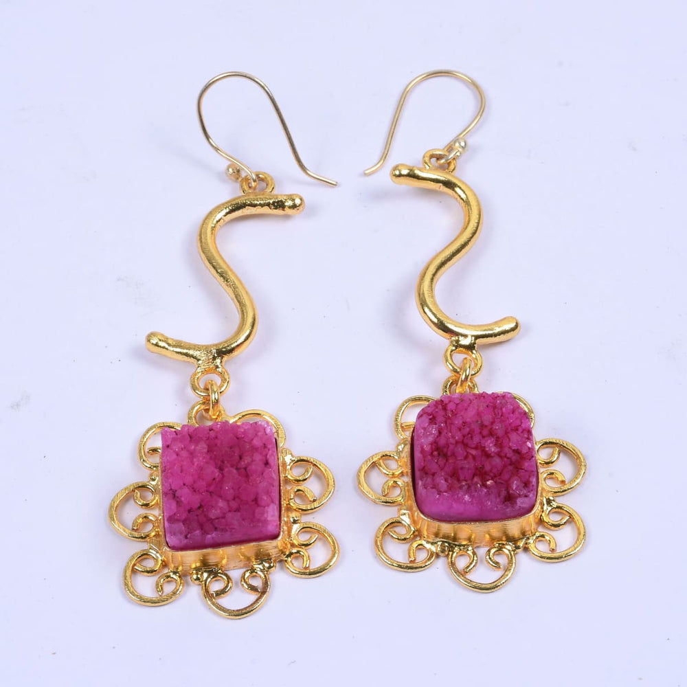 filigree encrusted Swarovski crystal bead earrings – Praha® Beads and  Jewelry